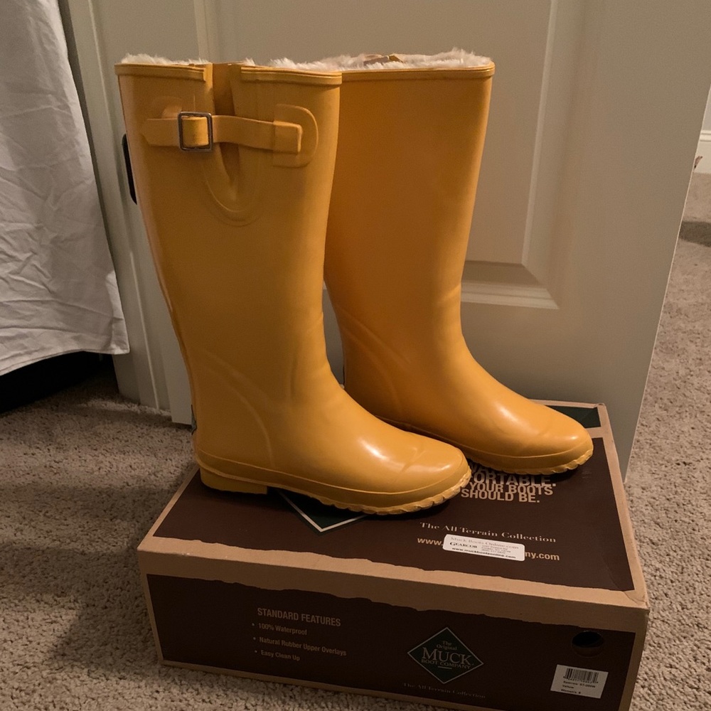 Yellow Muck Boots